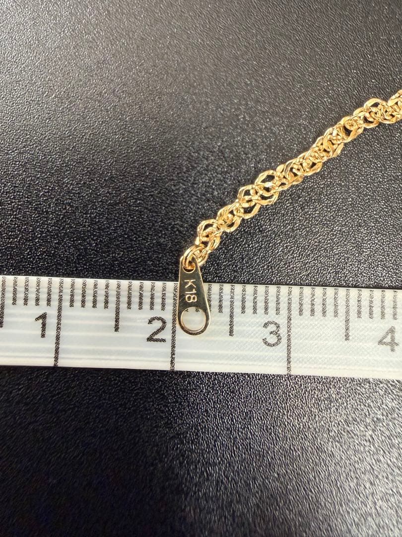 K18 ygデザインネックレス50cm