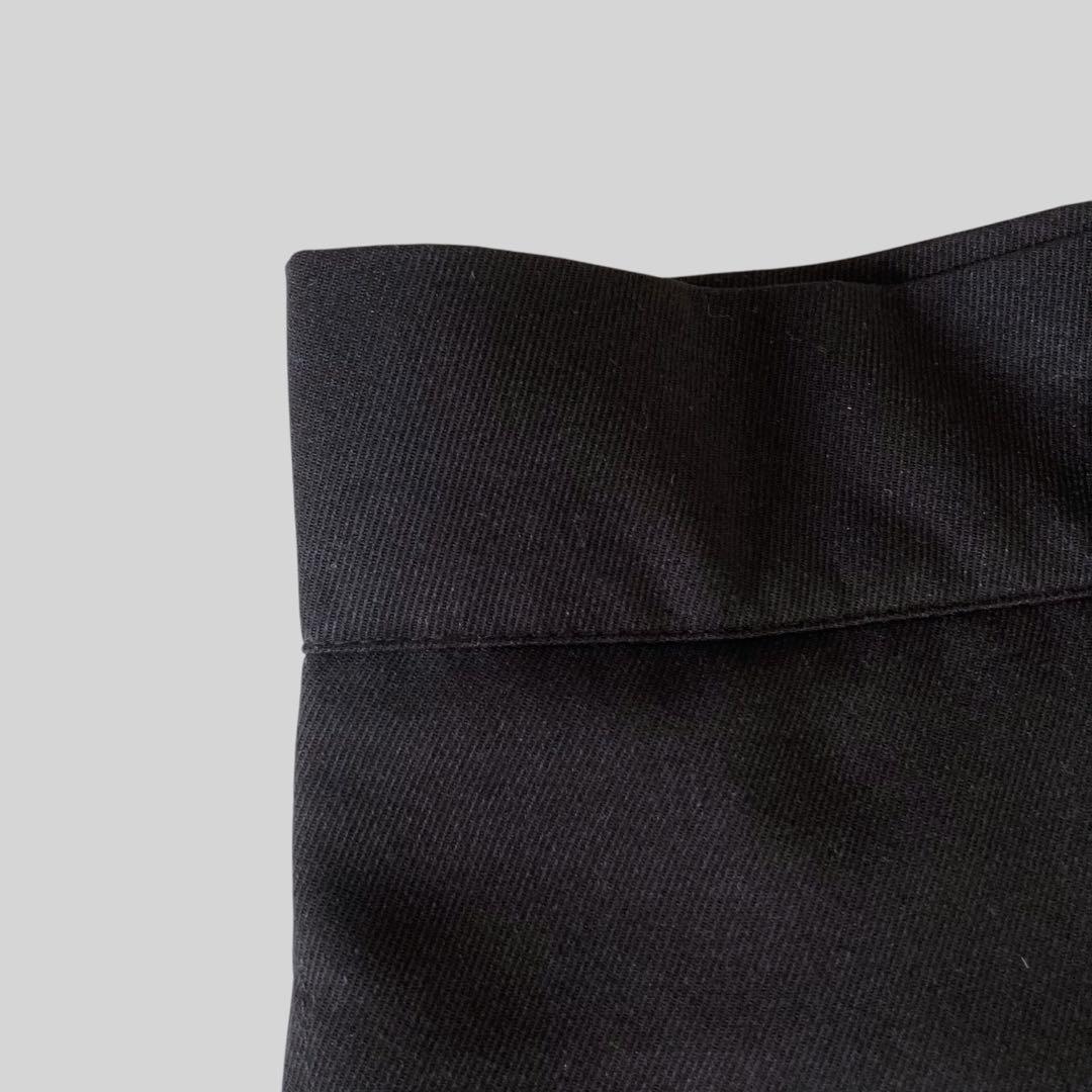 パンツ SPLIT TUCK SUPER BAGGY SLACKS (BLK) 3118