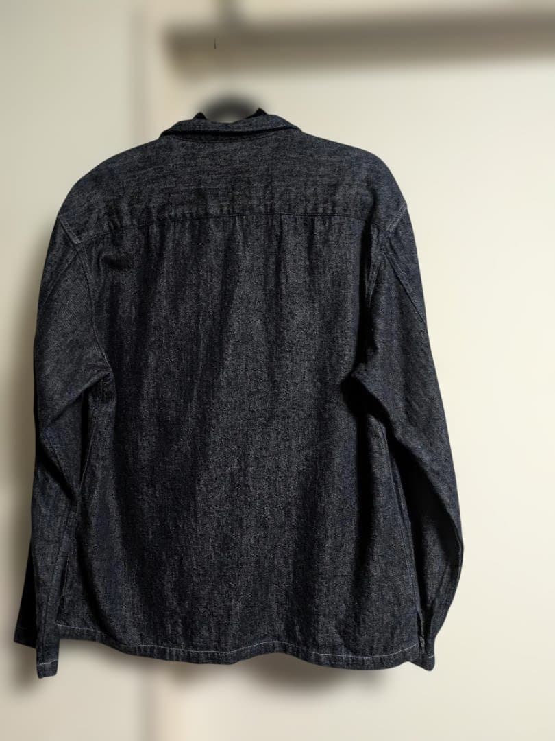 GZ-MPOL-0310 graphzero マリンプルオーバーシャツ　デニム