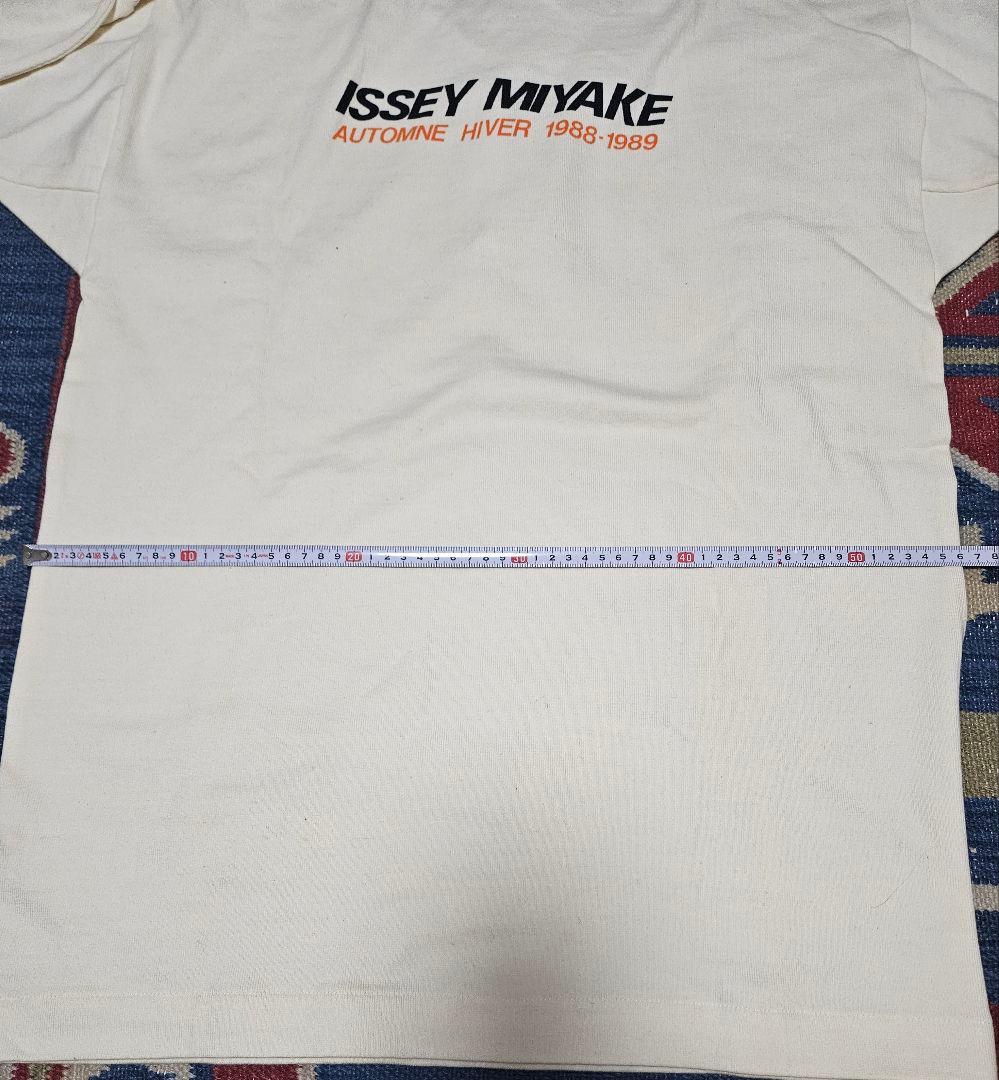 未使用　1988 ISSEY MIYAKE 長袖ポロシャツ M ホワイト