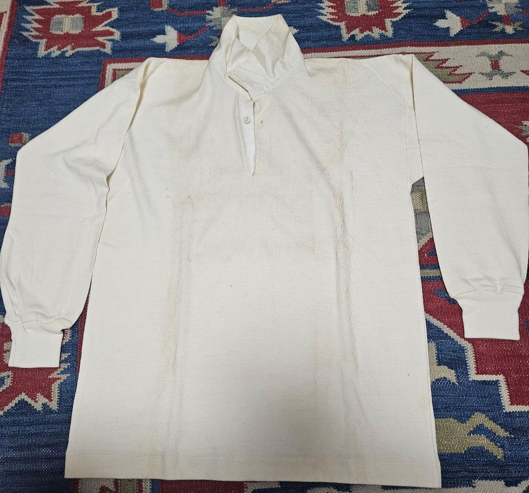未使用　1988 ISSEY MIYAKE 長袖ポロシャツ M ホワイト