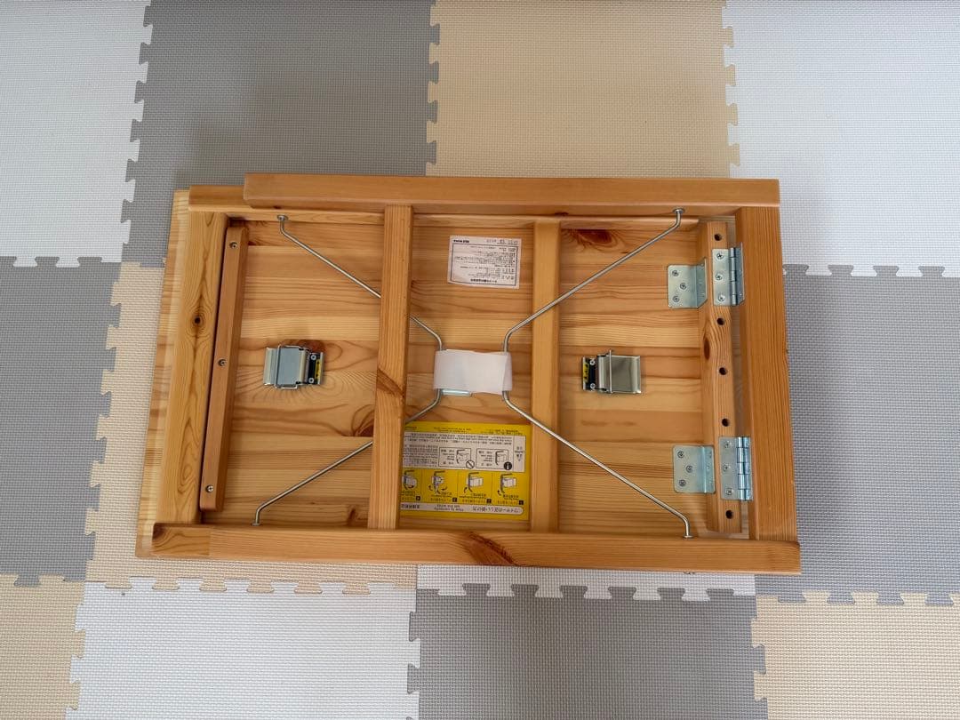 【使用頻度少】無印良品 折りたたみ テーブル パイン材　2台
