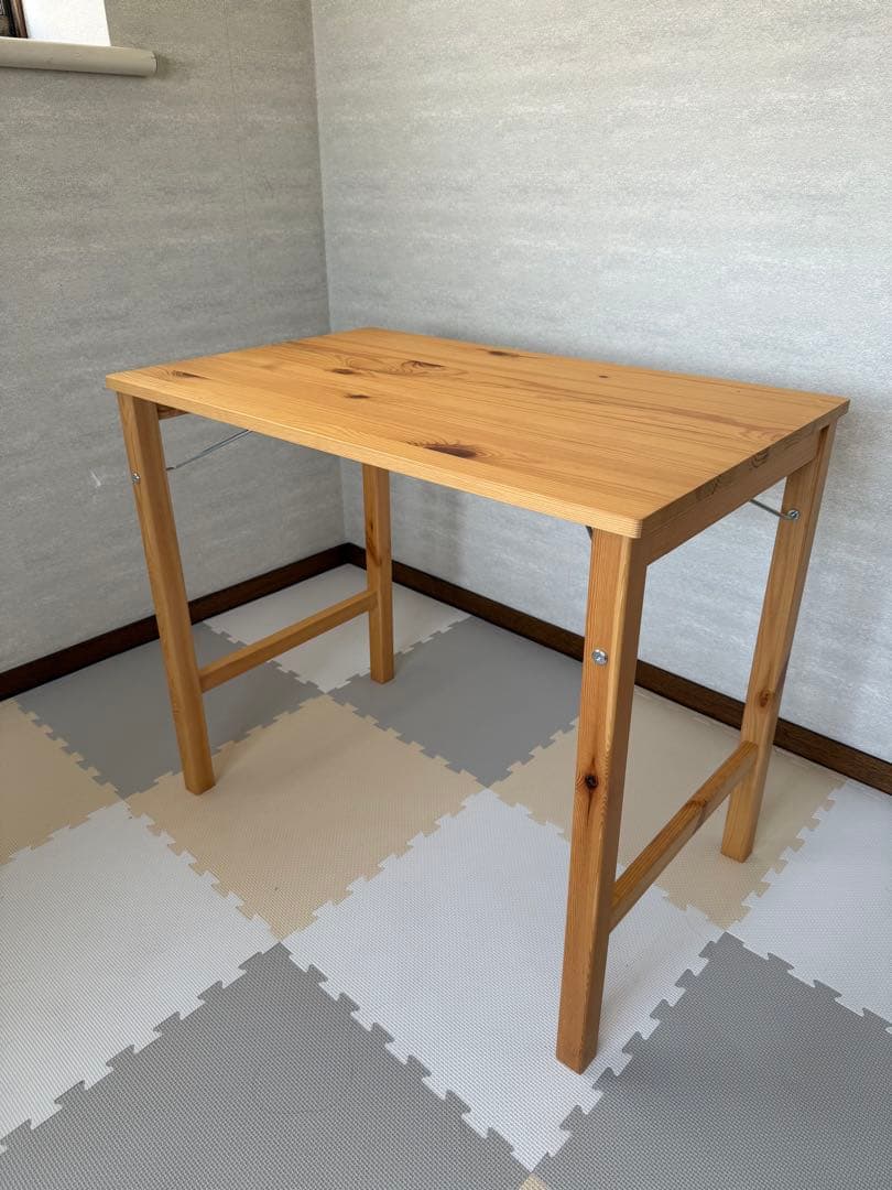 【使用頻度少】無印良品 折りたたみ テーブル パイン材　2台