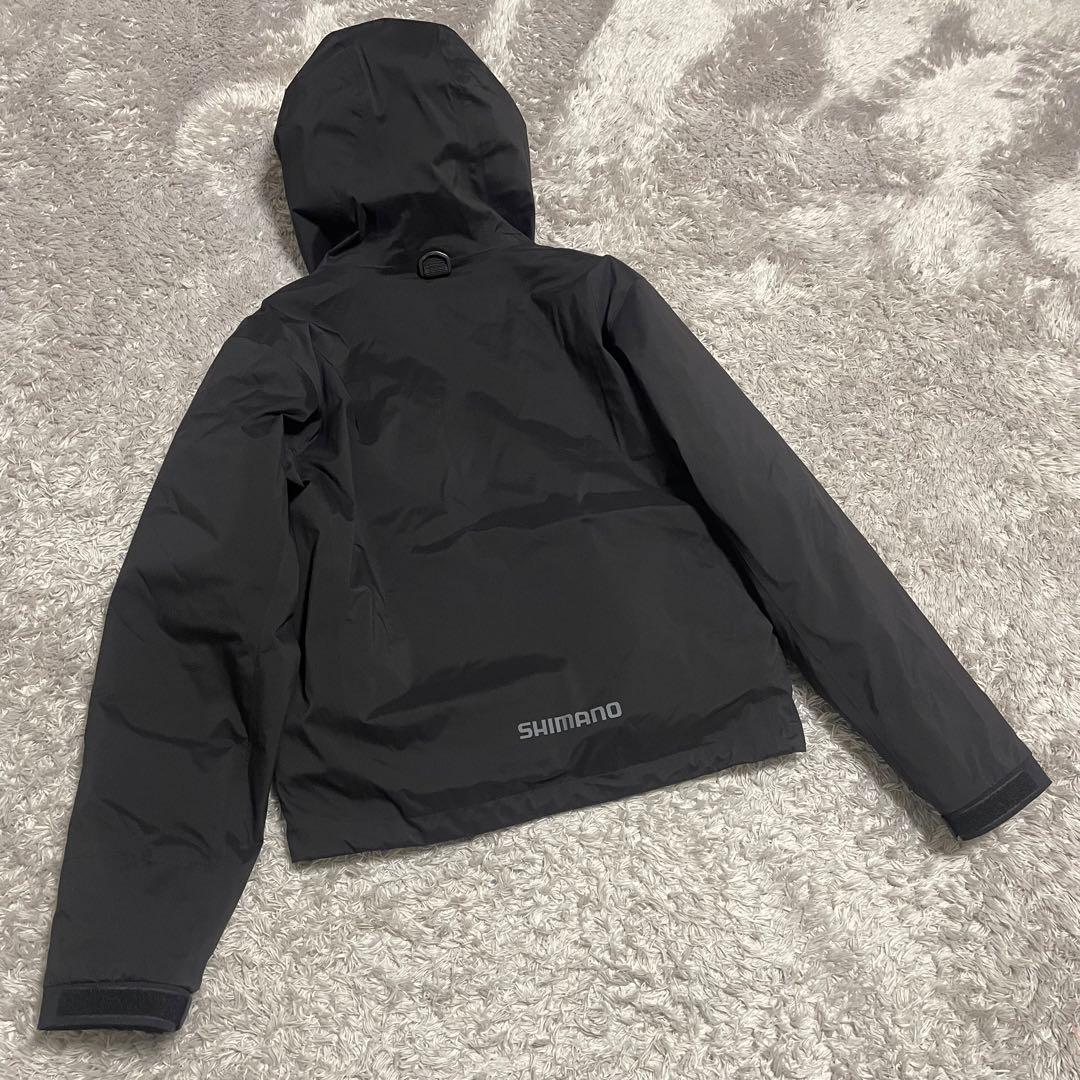 極美品　シマノ　デュラスト　ウォームレインジャケット　RB-04JU ブラックL