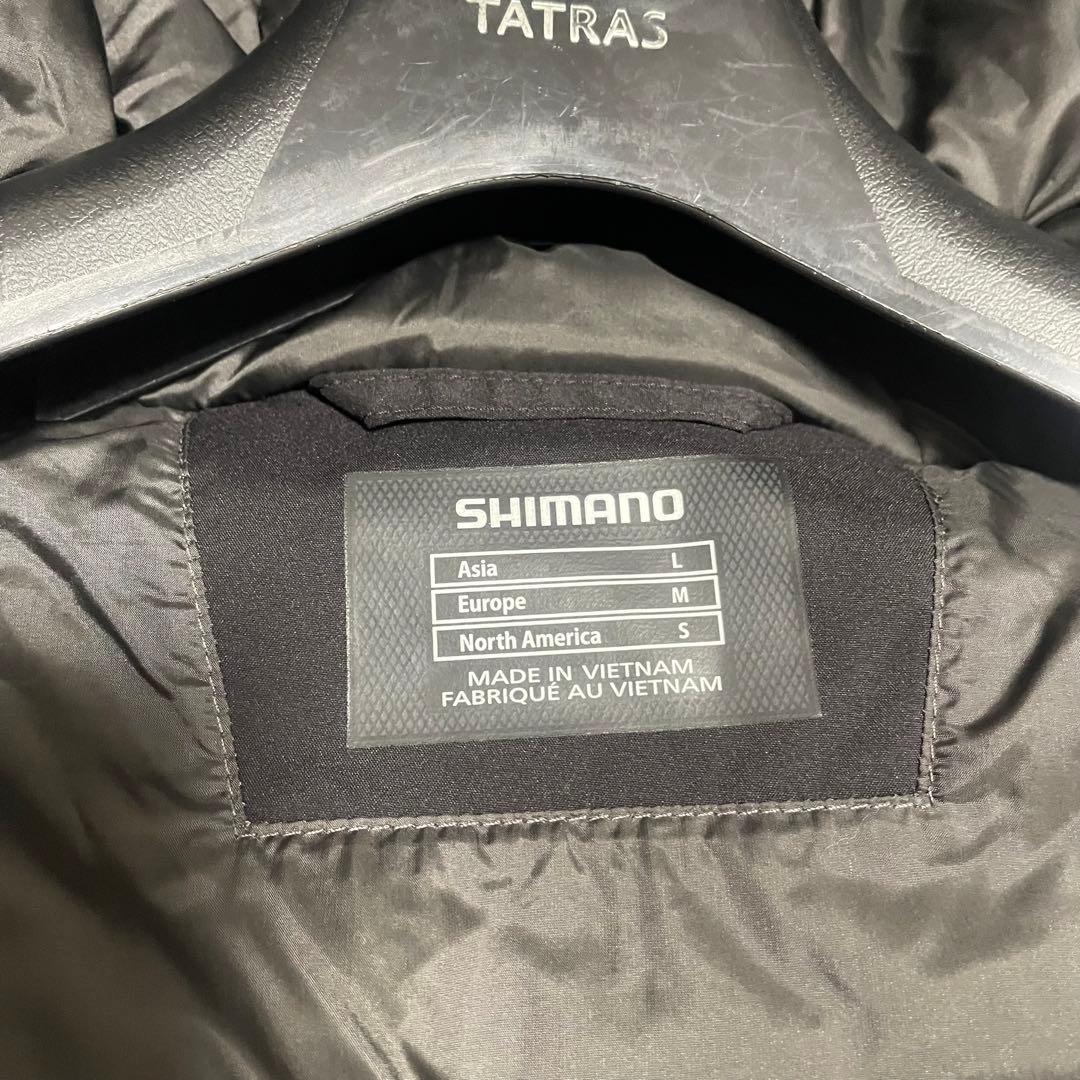 極美品　シマノ　デュラスト　ウォームレインジャケット　RB-04JU ブラックL