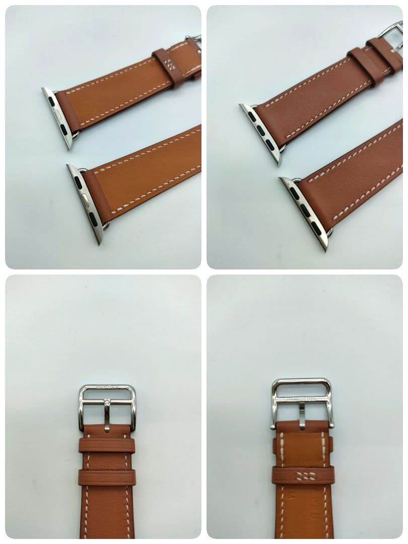 エルメス純正品 アップルウォッチ レザーストラップ 40mm/41mm/42mm