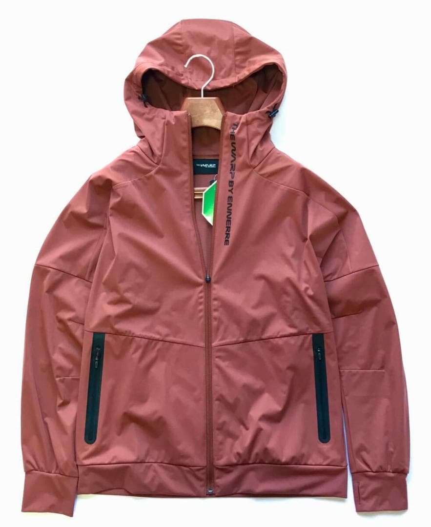 赤ブラウン系 定価16280円 ゴルフ ザ・ワープ・バイ・エネーレ ジャケット