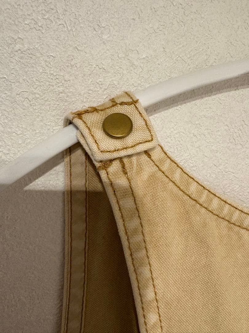 美品FRAMeWORKフレームワークのケミカルウォッシュアメスリサロペット