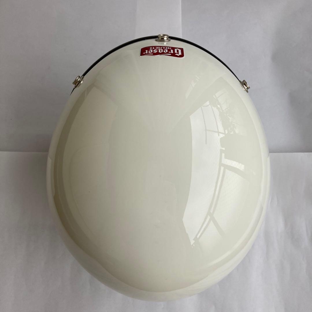 Greaser60's ジェットヘルメット アイボリー Mサイズ
