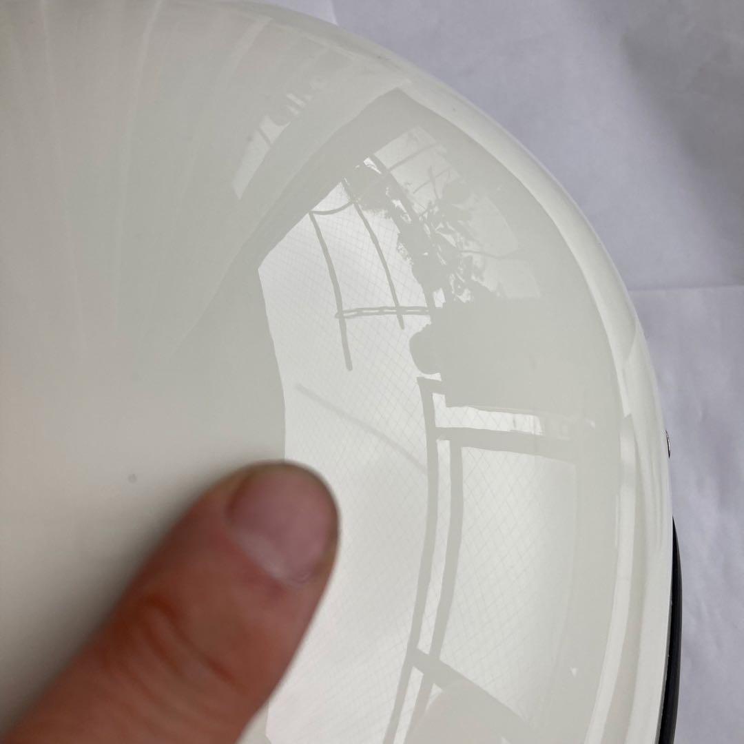 Greaser60's ジェットヘルメット アイボリー Mサイズ