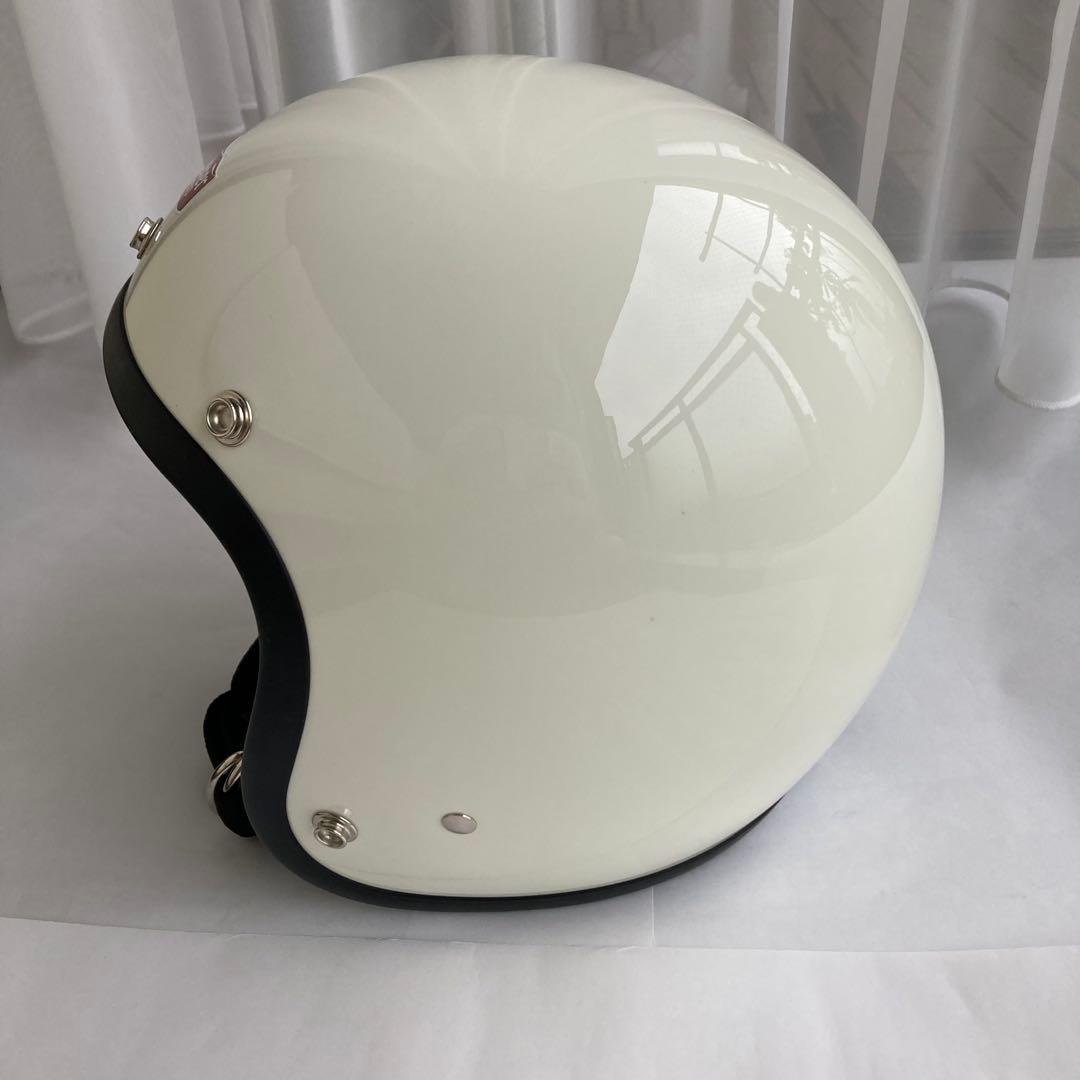 Greaser60's ジェットヘルメット アイボリー Mサイズ