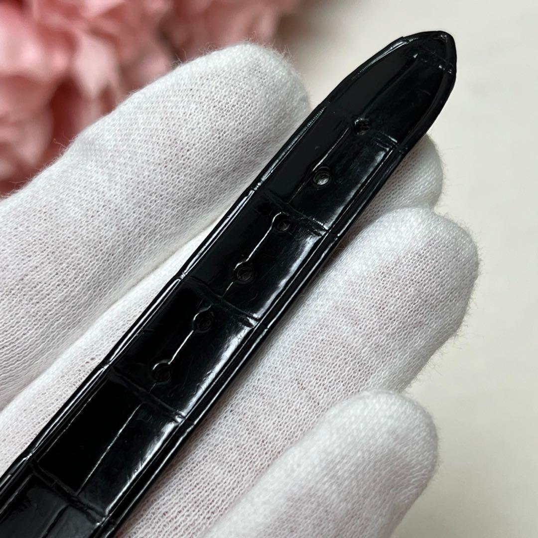 VACHERON CONSTANTIN ベルト クロコダイル　レザー　ブラック