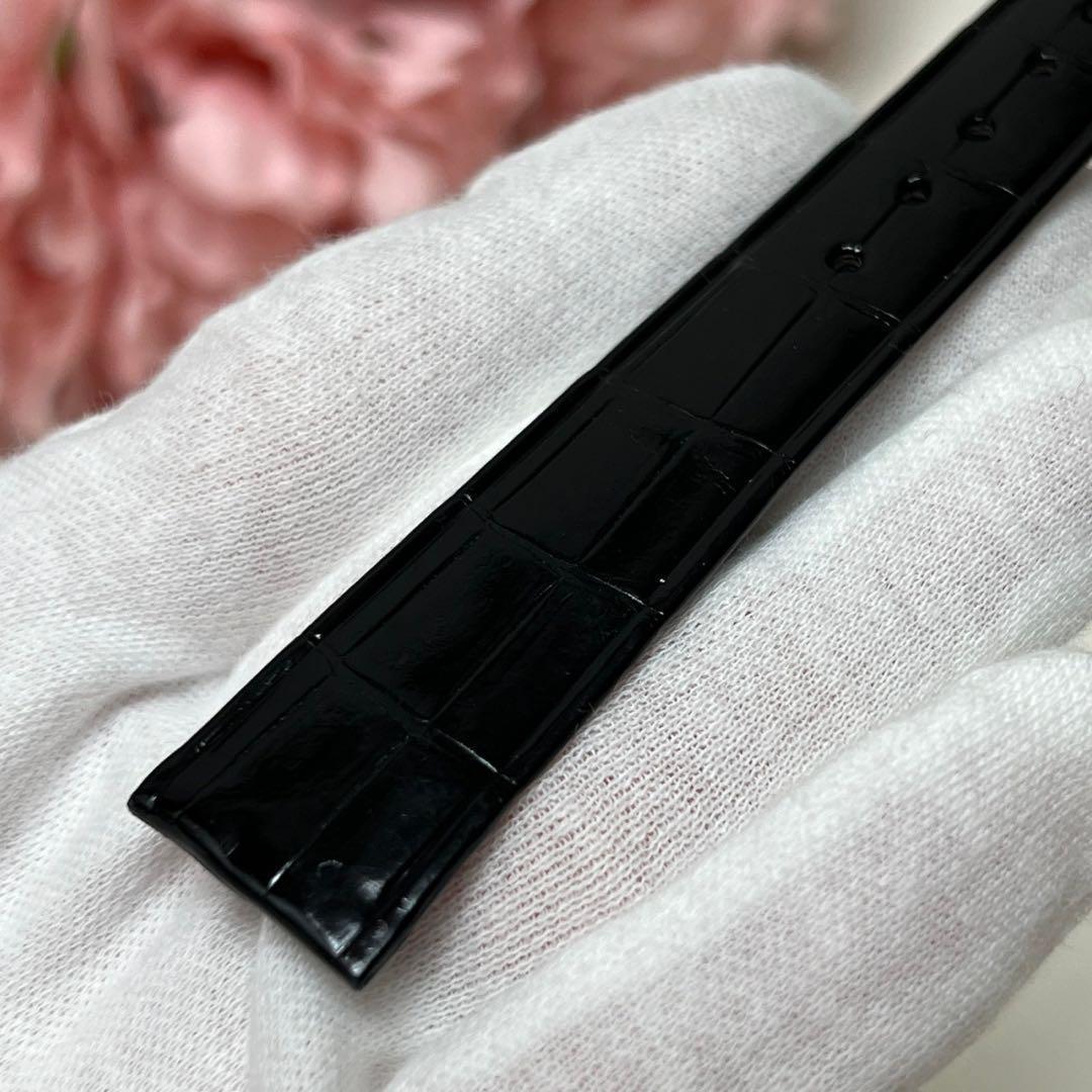 VACHERON CONSTANTIN ベルト クロコダイル　レザー　ブラック