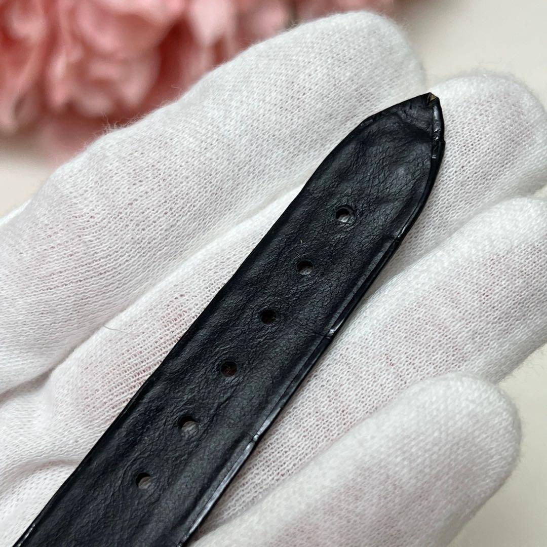 VACHERON CONSTANTIN ベルト クロコダイル　レザー　ブラック