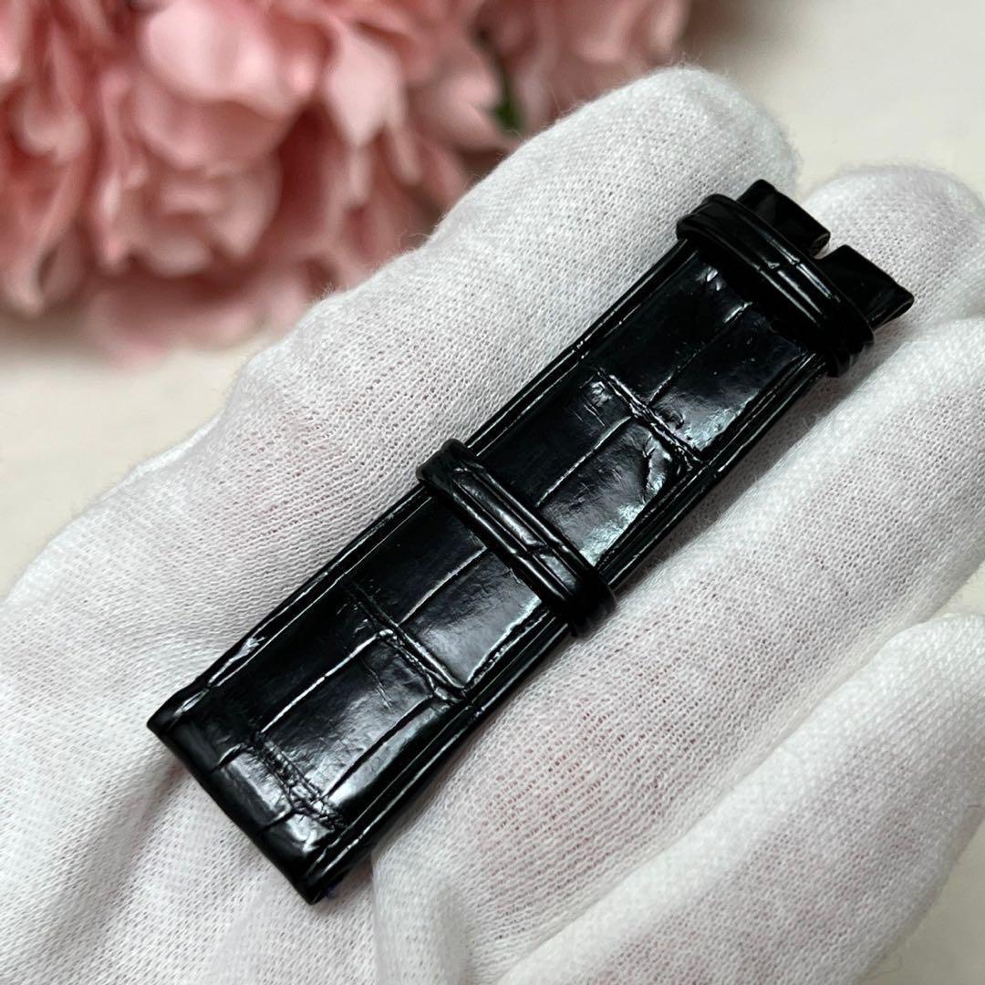 VACHERON CONSTANTIN ベルト クロコダイル　レザー　ブラック
