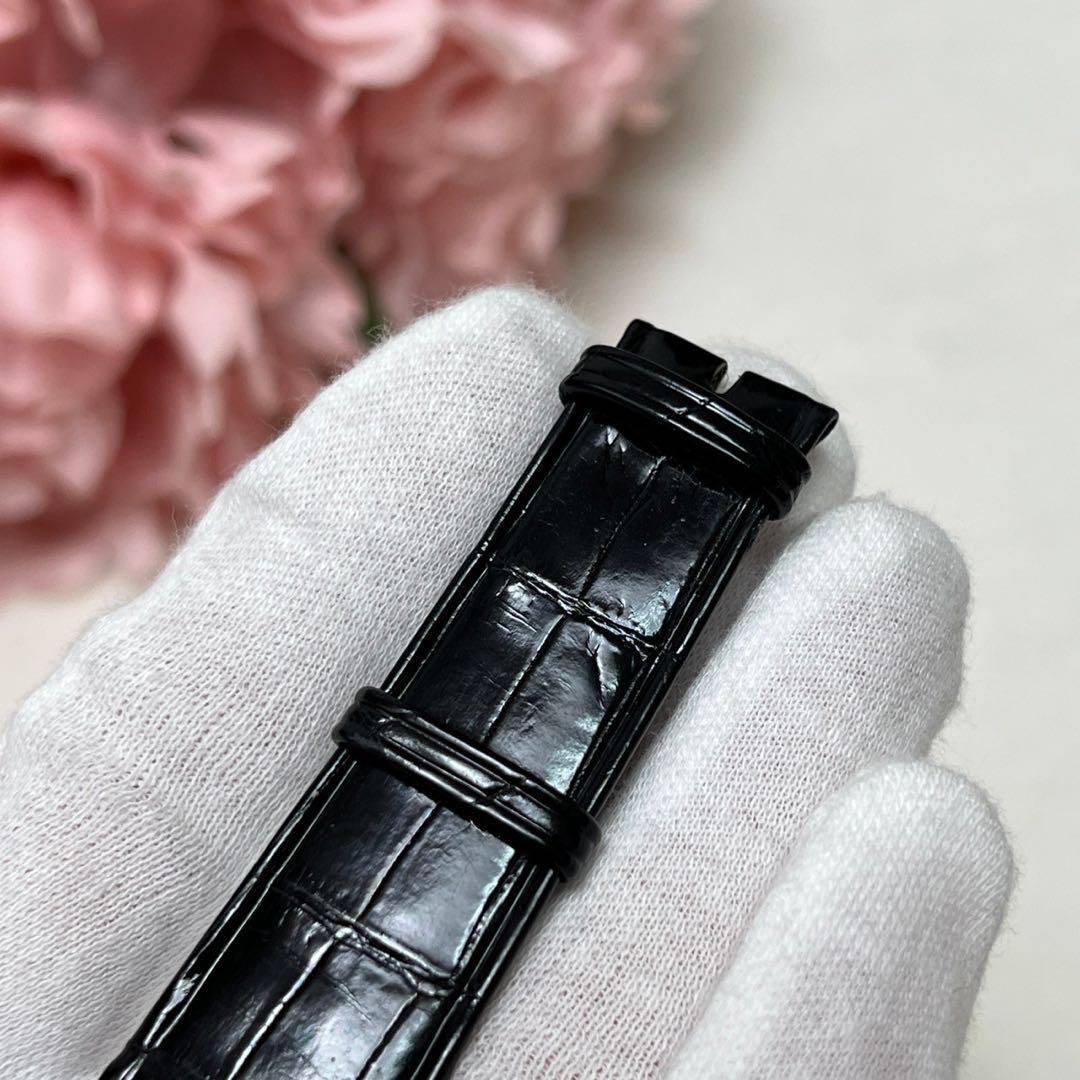 VACHERON CONSTANTIN ベルト クロコダイル　レザー　ブラック