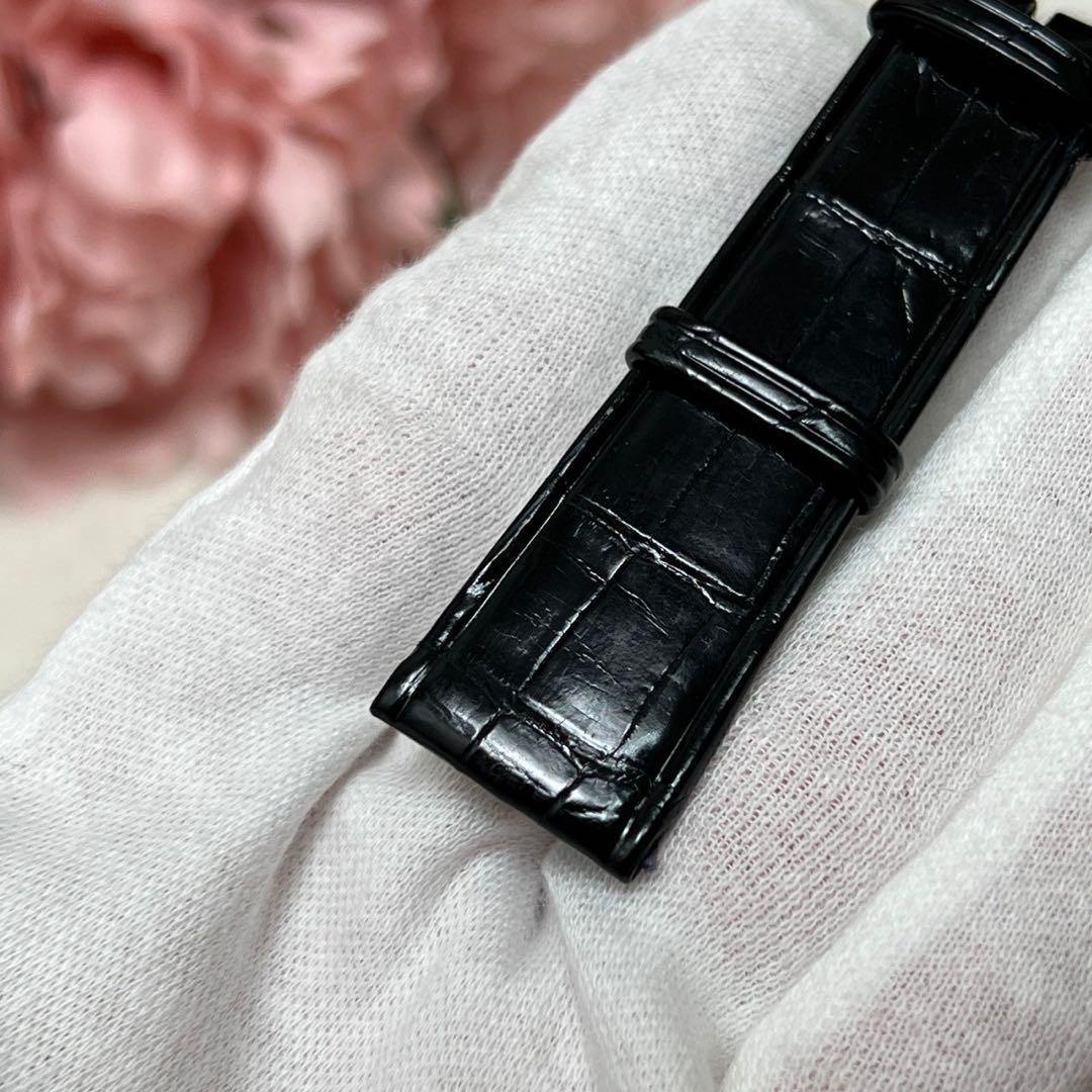 VACHERON CONSTANTIN ベルト クロコダイル　レザー　ブラック