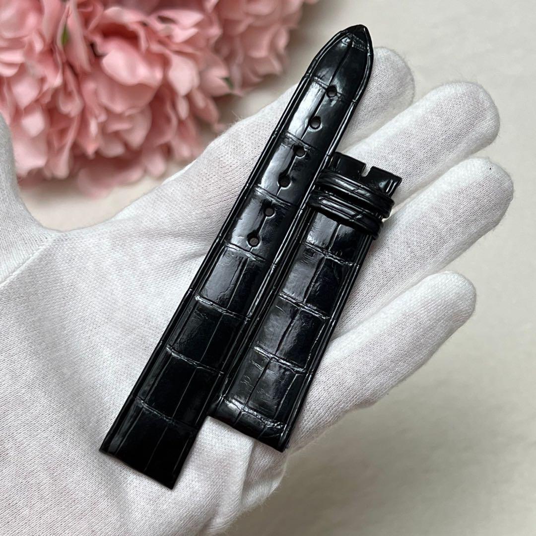 VACHERON CONSTANTIN ベルト クロコダイル　レザー　ブラック