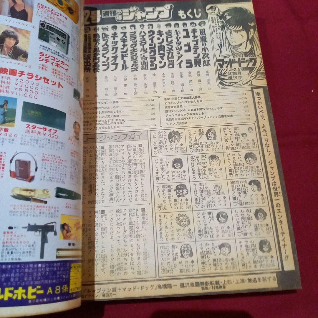【当時物美品】週刊 少年 ジャンプ 1983年22号 漫画 アニメ