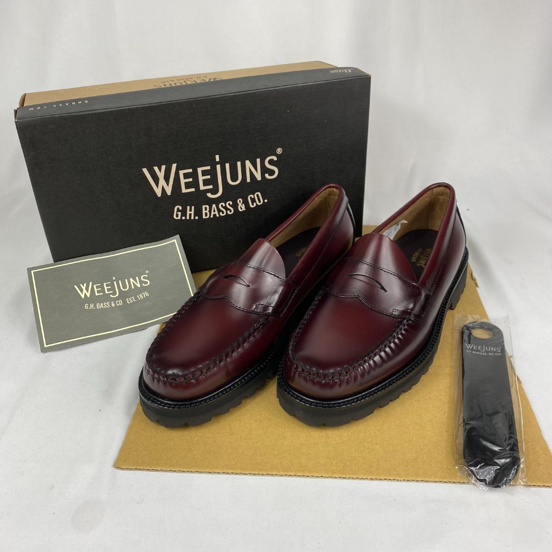 ★新品 G.H.BASS Weejuns LOGAN レザーソール 26cm