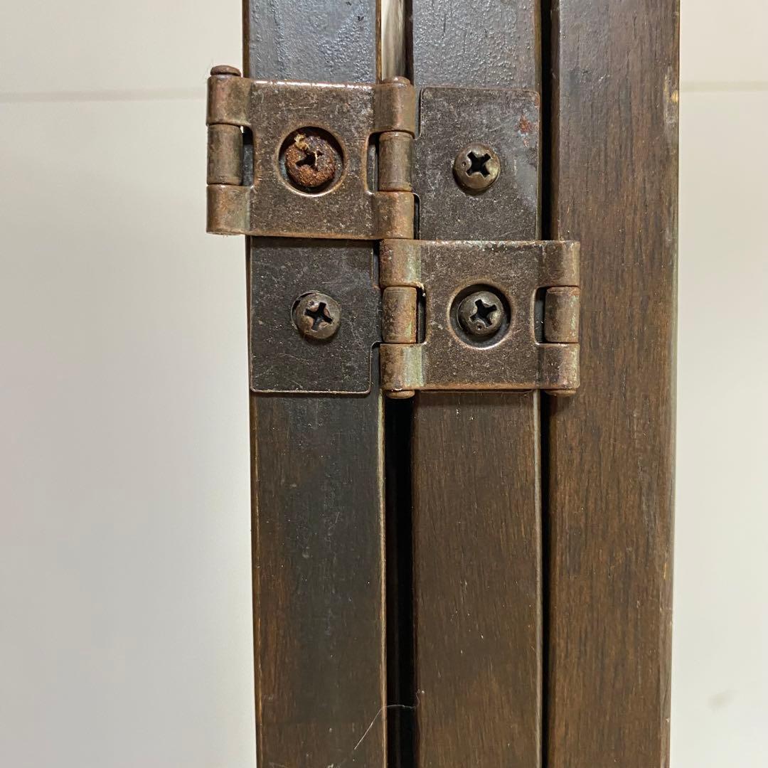 3点セット パーテーション ラタン モダン 和 格子 レトロ y9