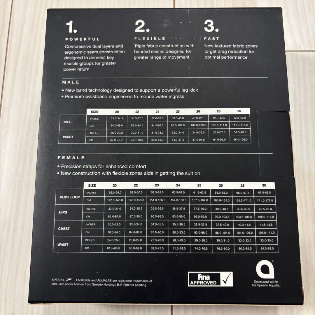 【新品】speedo スピード 競泳水着　ファストスキン　20(SS)サイズ
