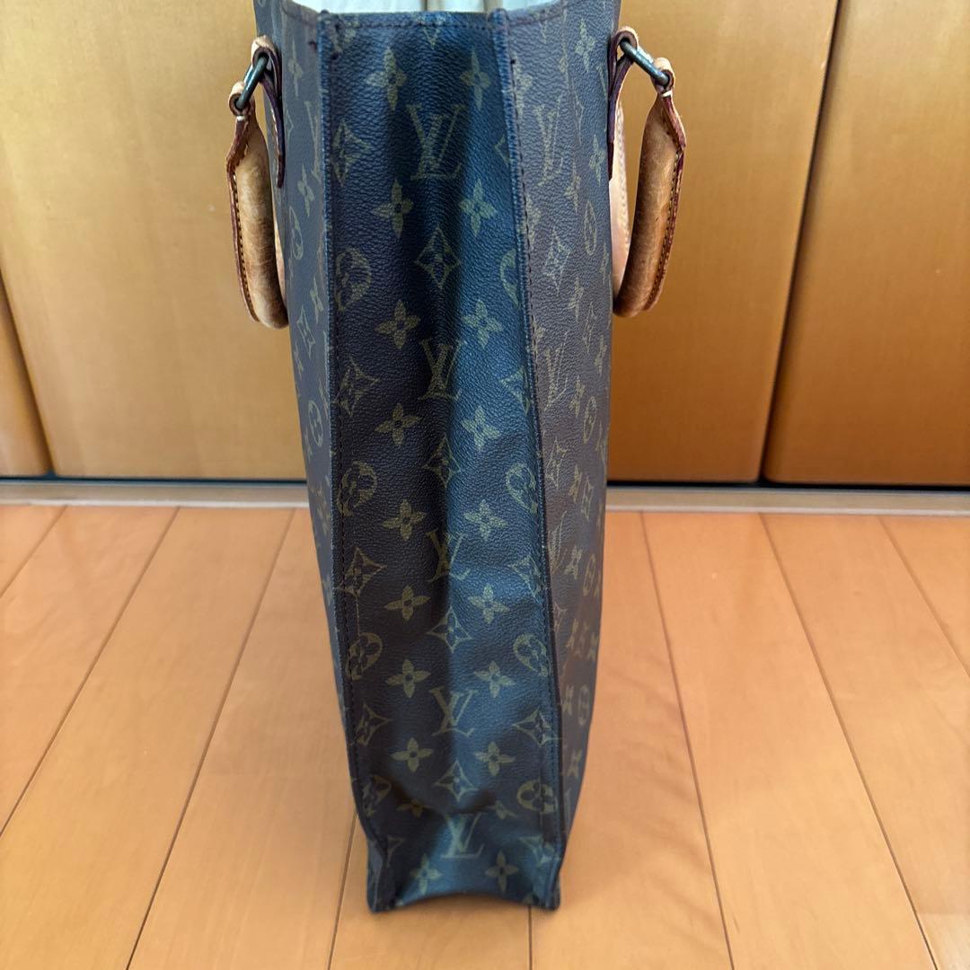 【ベタ無し】美品 LOUIS VUITTON サックプラ ハンドバッグ