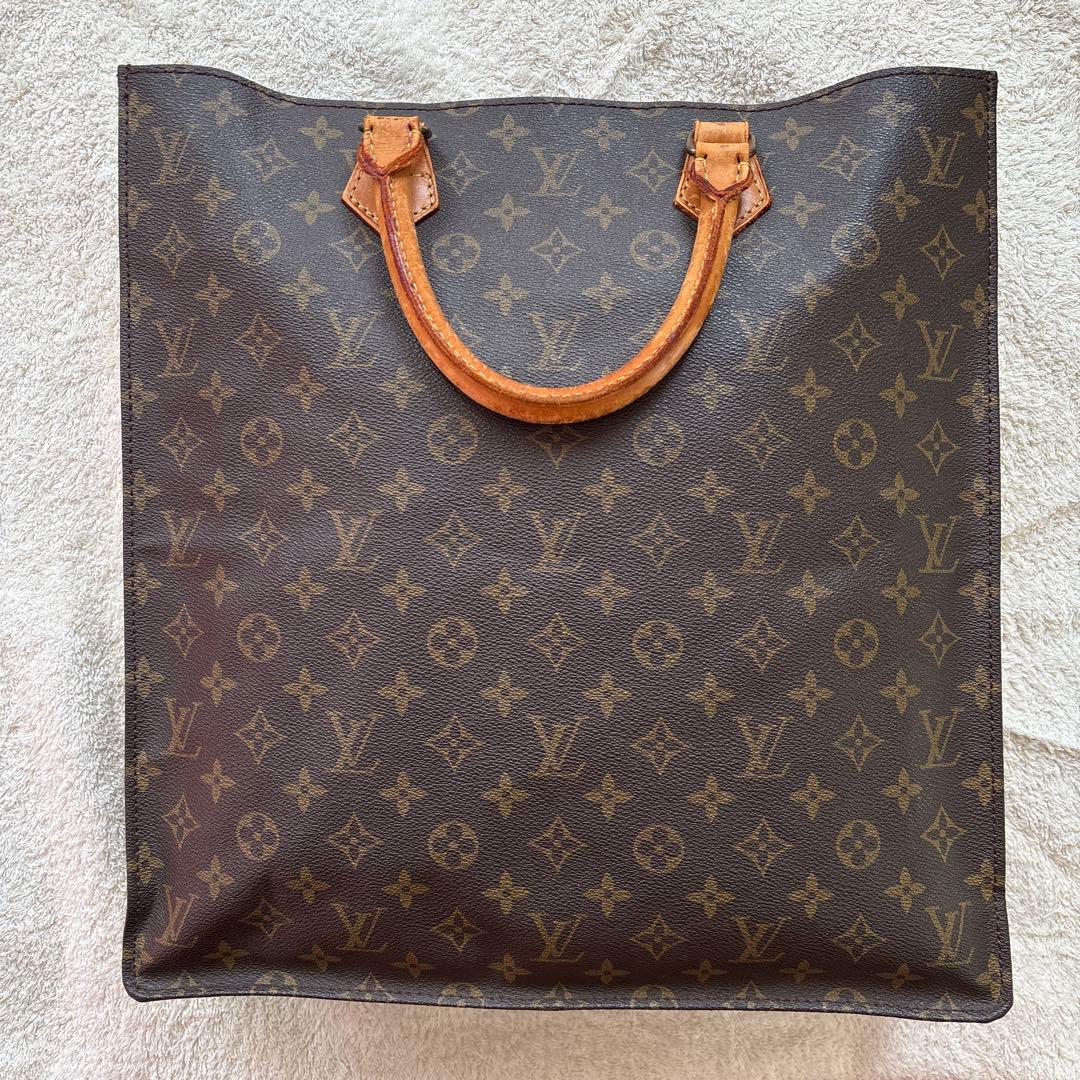 【ベタ無し】美品 LOUIS VUITTON サックプラ ハンドバッグ
