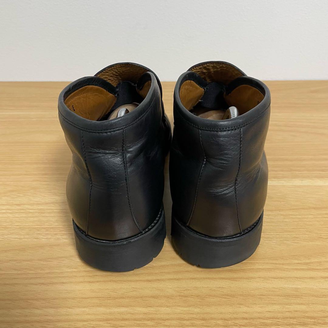 グッチ　ホースビットチャッカブーツ　レザー　黒 42.5 0067 114