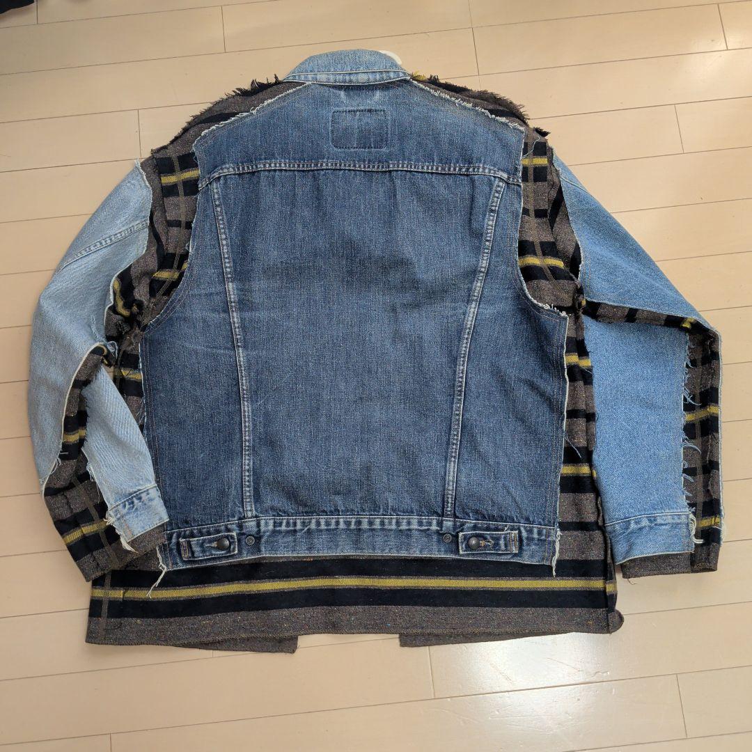 Rebuild by Needles パッチワークデニムジャケット L