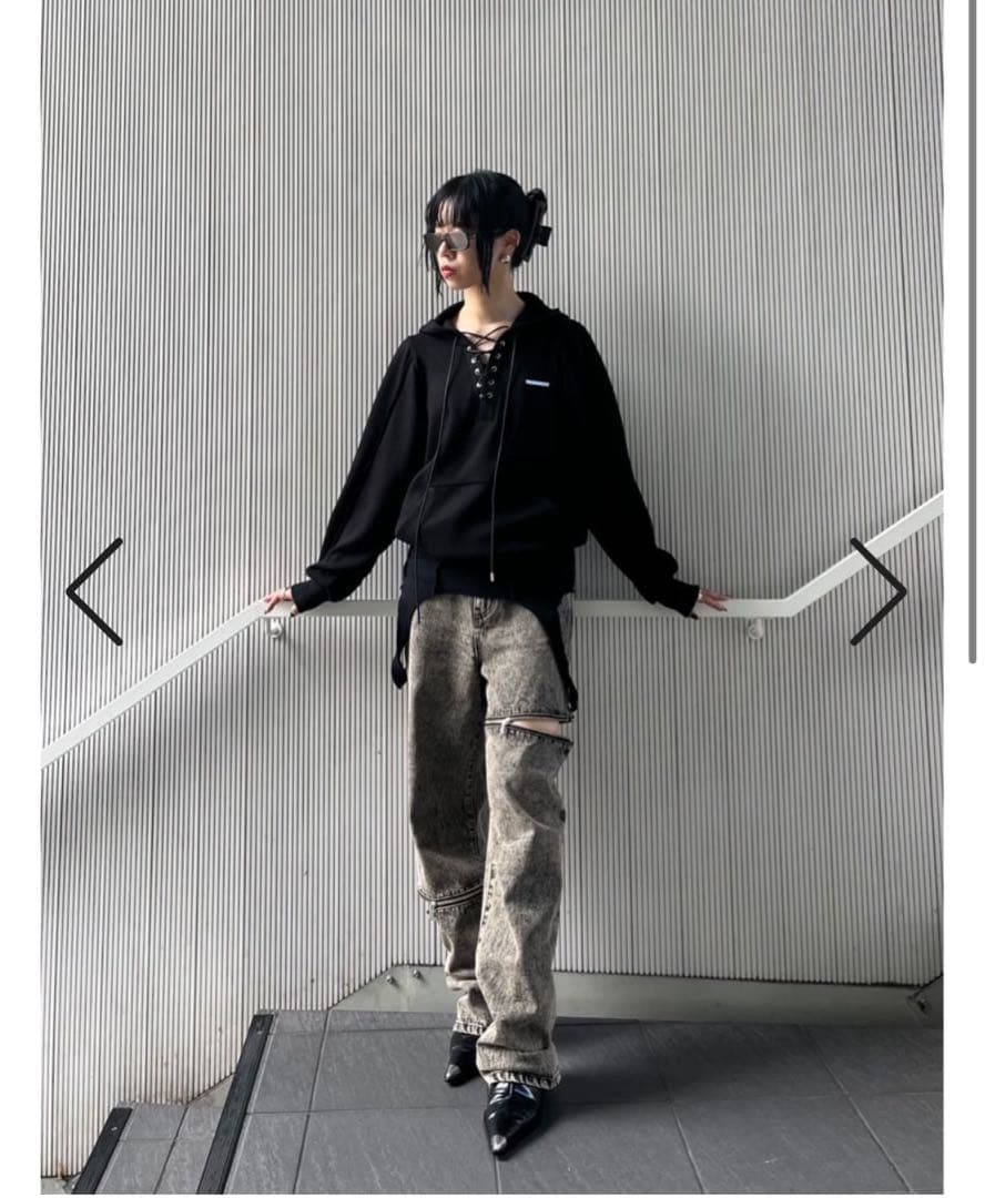 トップス PRANK PROJECT 2WAY Hoodie Mini Dress