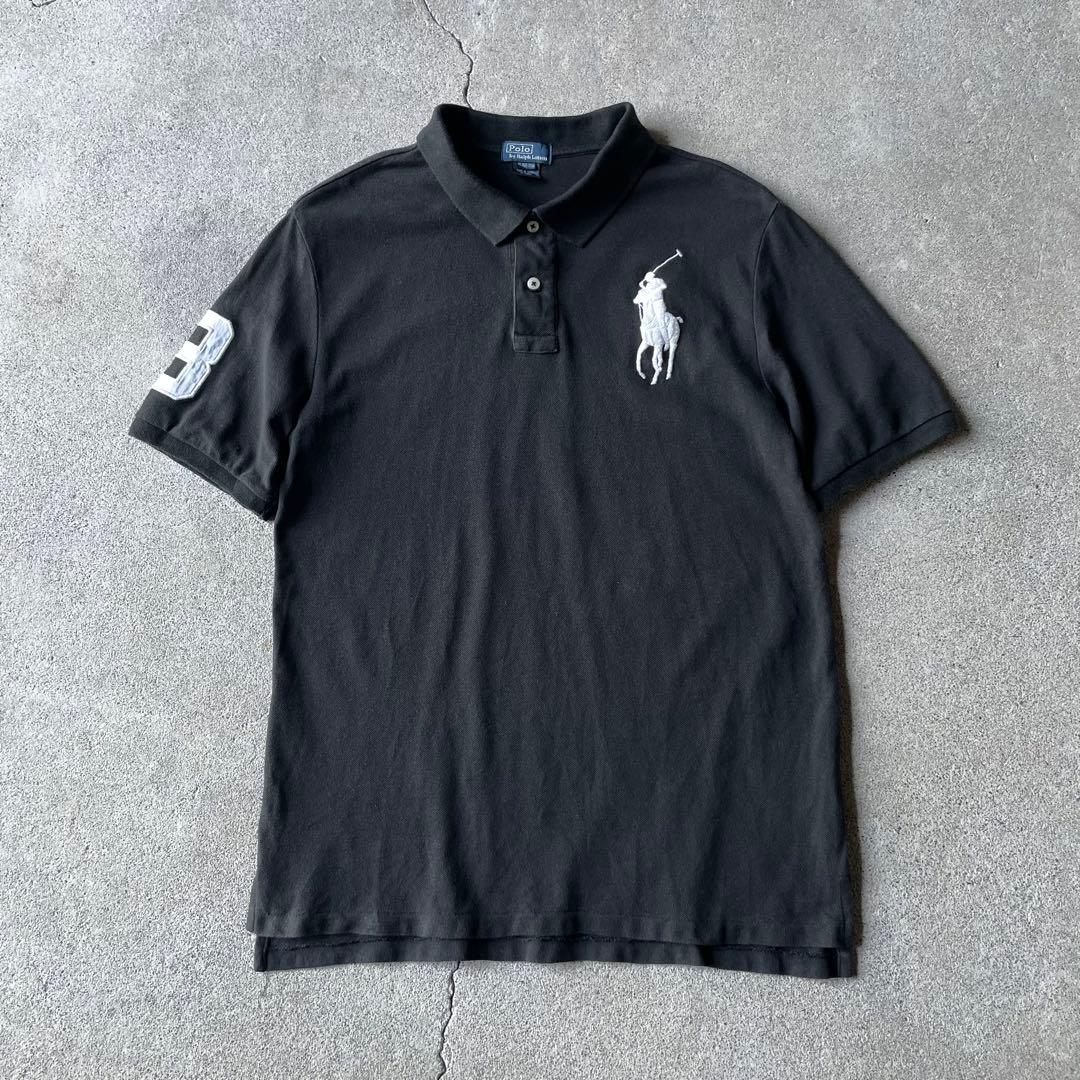 Polo Ralph Lauren ビッグポニー 刺繍 ブラック チーフキーフ