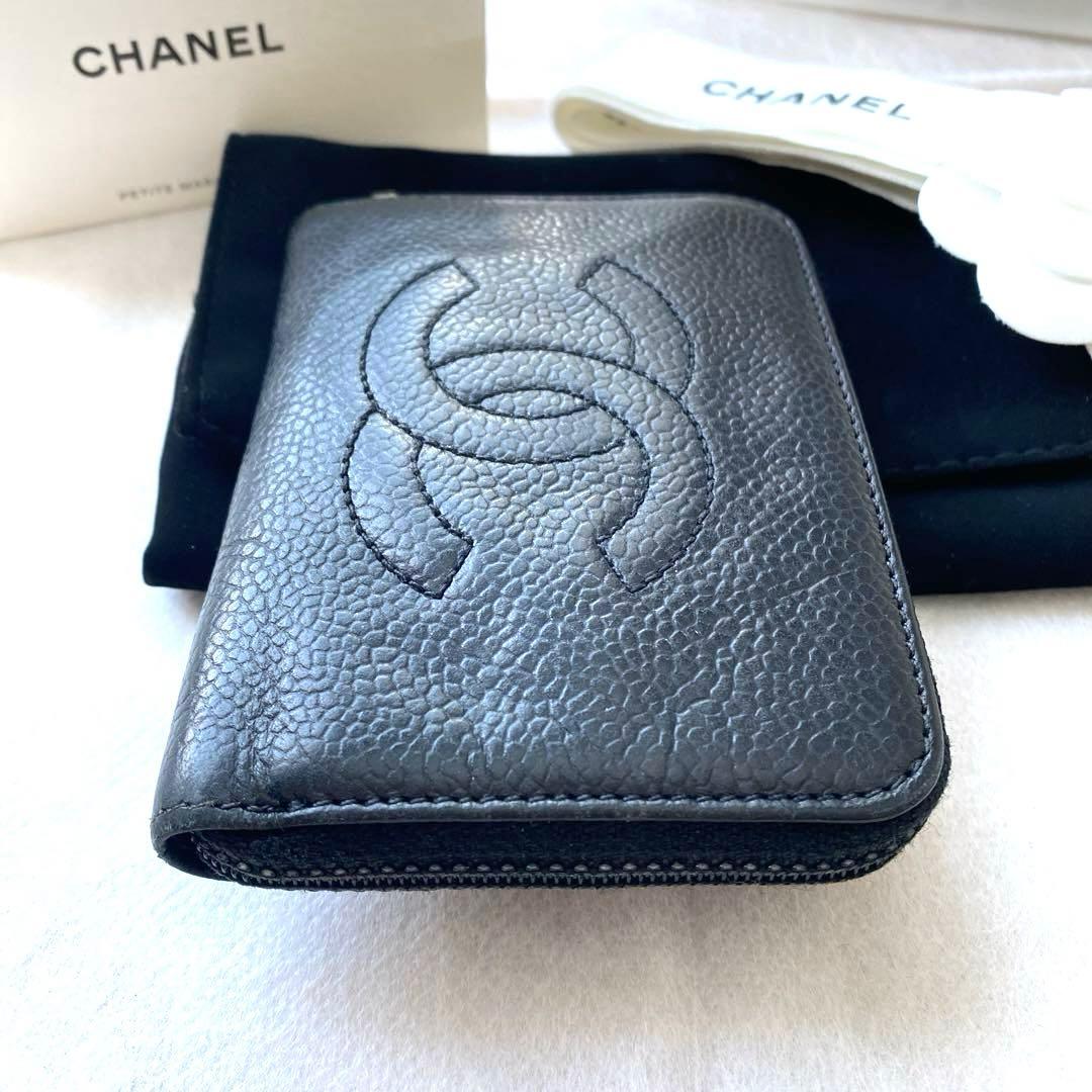 shun　CHANEL シャネル　キーケース　キャビアスキン ココマーク