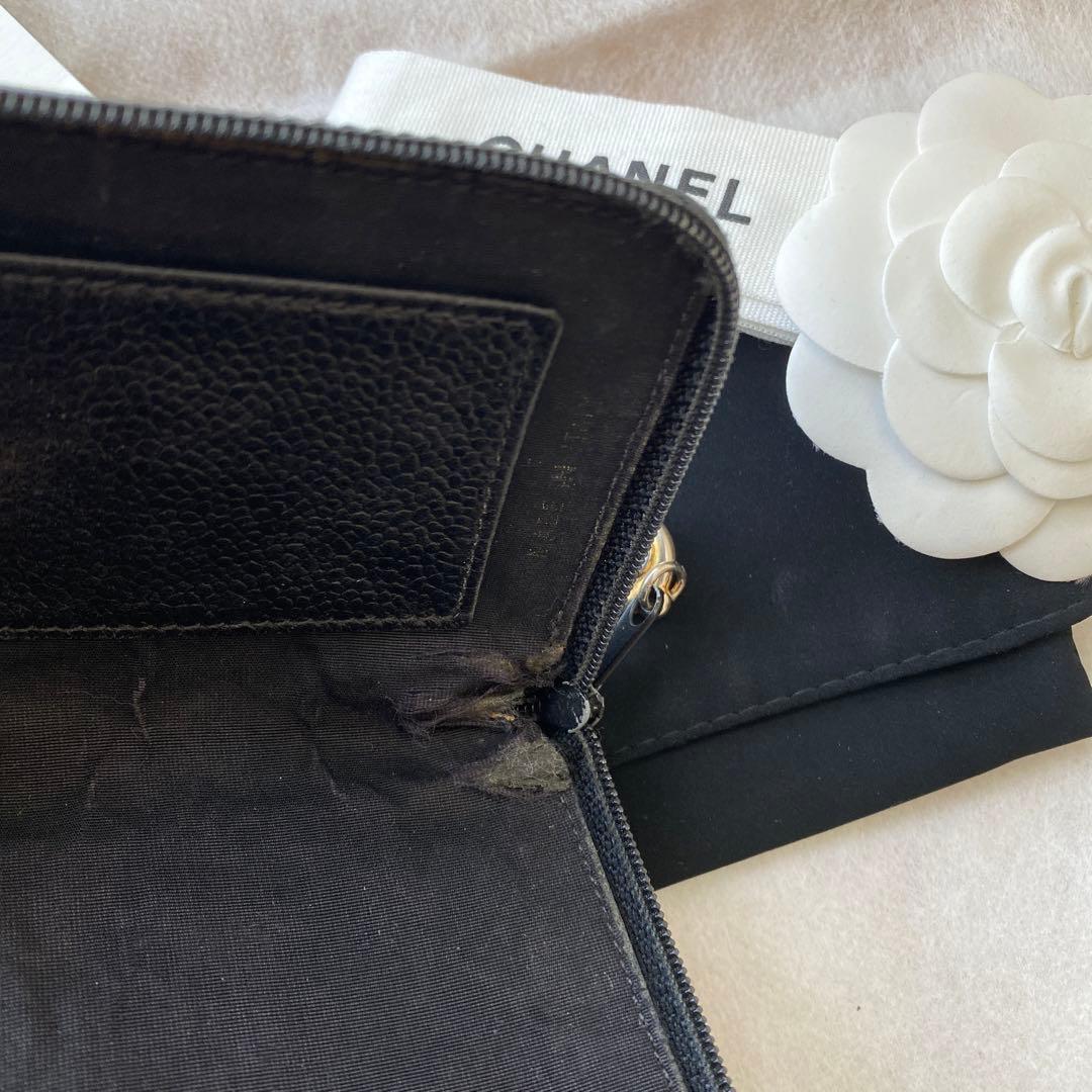 shun　CHANEL シャネル　キーケース　キャビアスキン ココマーク