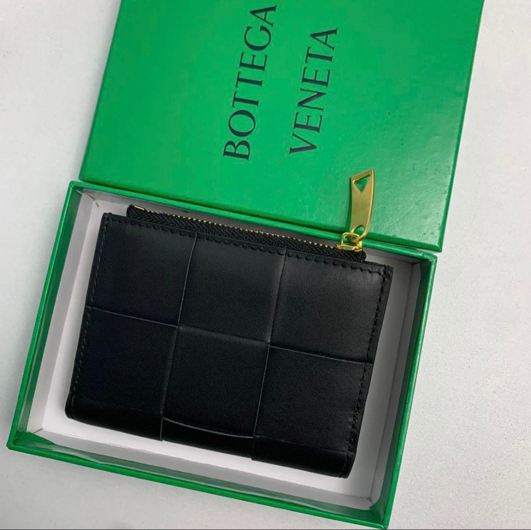 Bottega Veneta ブラック 二つ折り財布