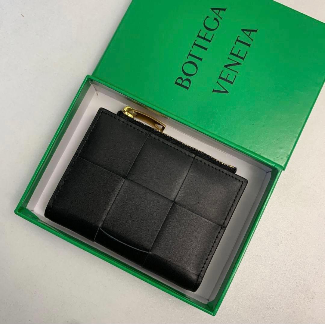Bottega Veneta ブラック 二つ折り財布