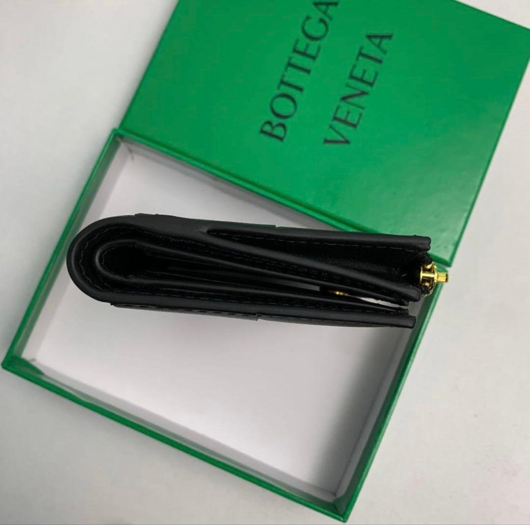 Bottega Veneta ブラック 二つ折り財布