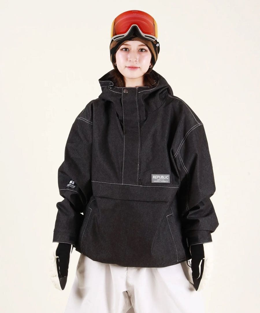 REPUBLIC スノーボードウェア ブラックデニム