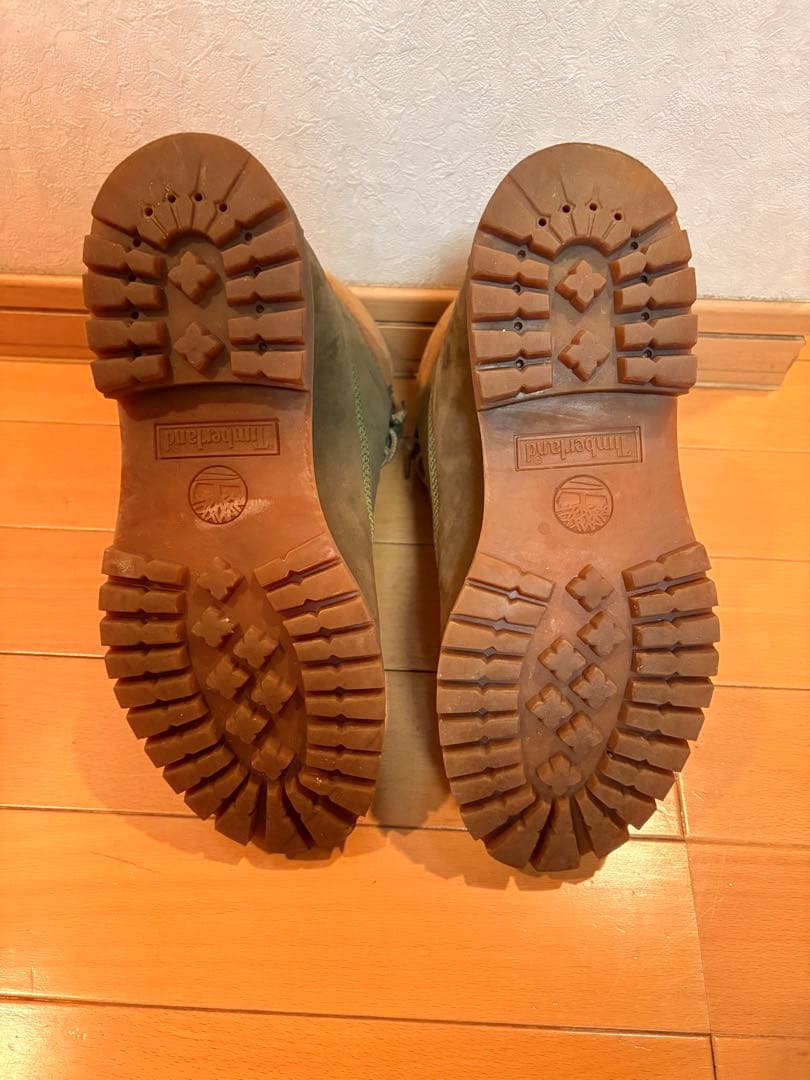 Timberland オリーブグリーン ワークブーツ