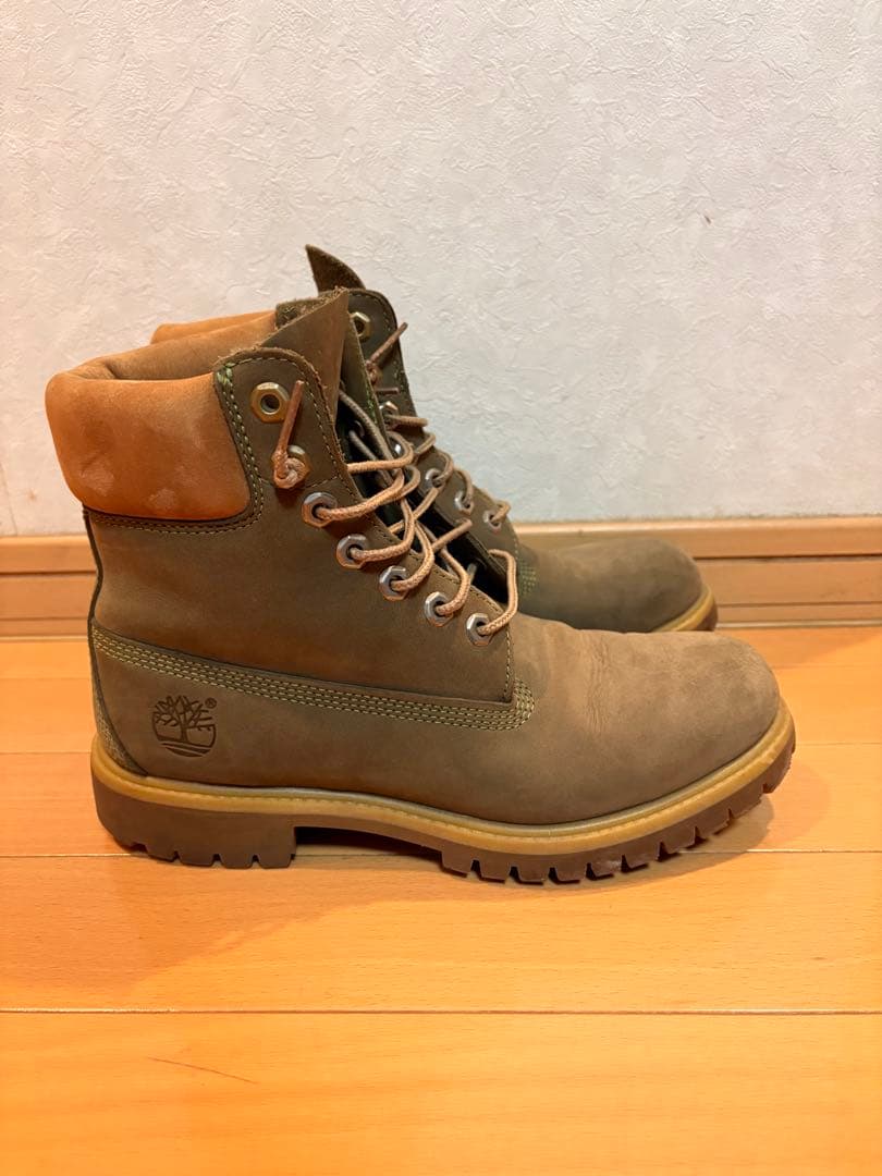 Timberland オリーブグリーン ワークブーツ