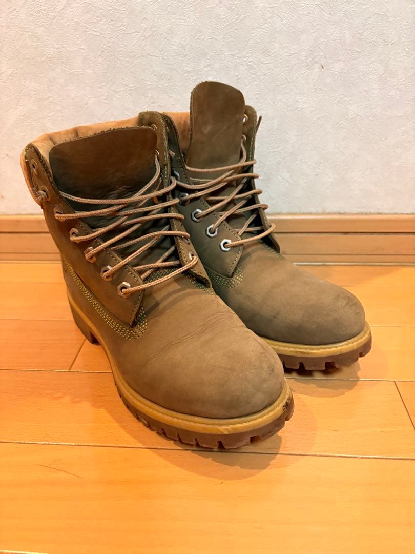 Timberland オリーブグリーン ワークブーツ