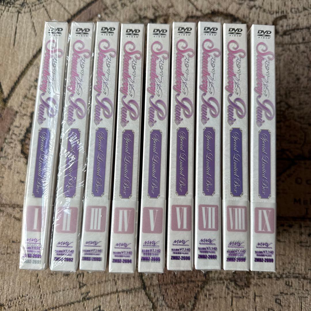 未開封 Strawberry Panic 全9巻 初回限定版 特別版DVDセット