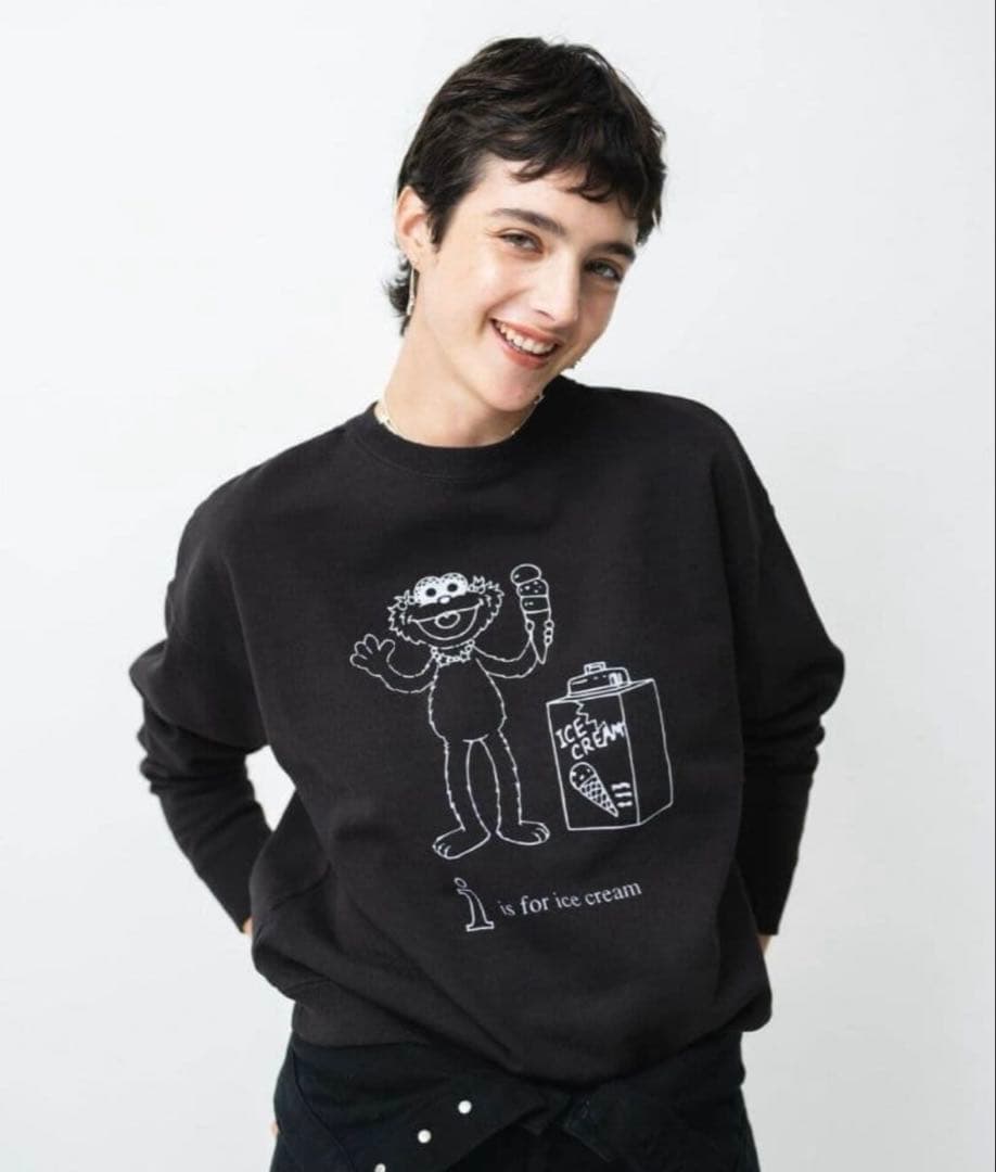 RHCロンハーマン セサミストリートコラボ キャラクタースウェット