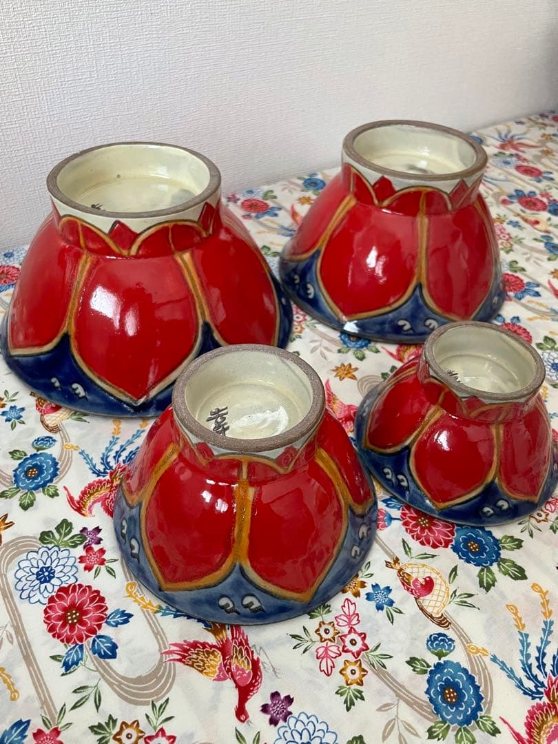 新品未使用品　花笠マカイブラックマカイ　やちむんコンプリートセット