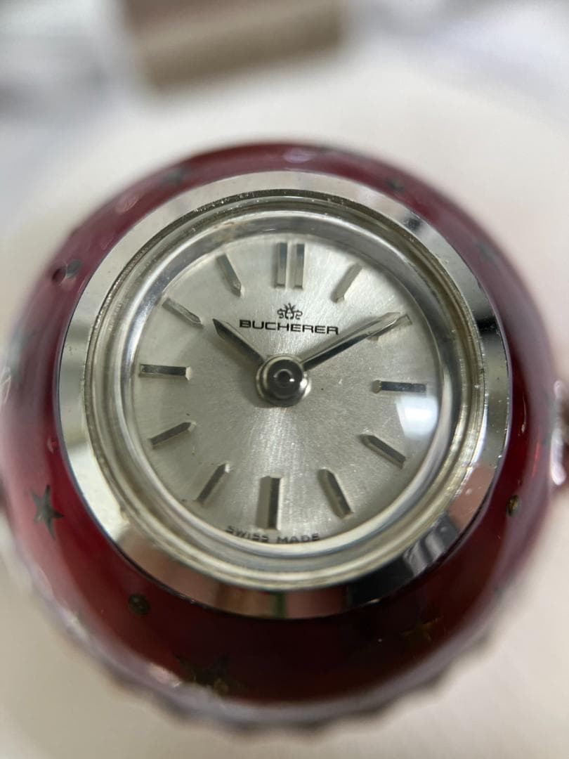 未使用級美品　ブヘラ　BUCHERER　ペンダントウォッチ　手巻き　稼働品