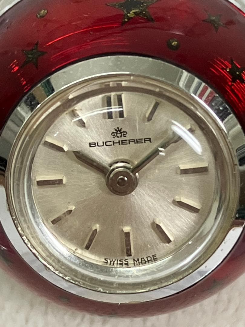 未使用級美品　ブヘラ　BUCHERER　ペンダントウォッチ　手巻き　稼働品