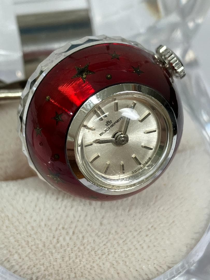 未使用級美品　ブヘラ　BUCHERER　ペンダントウォッチ　手巻き　稼働品