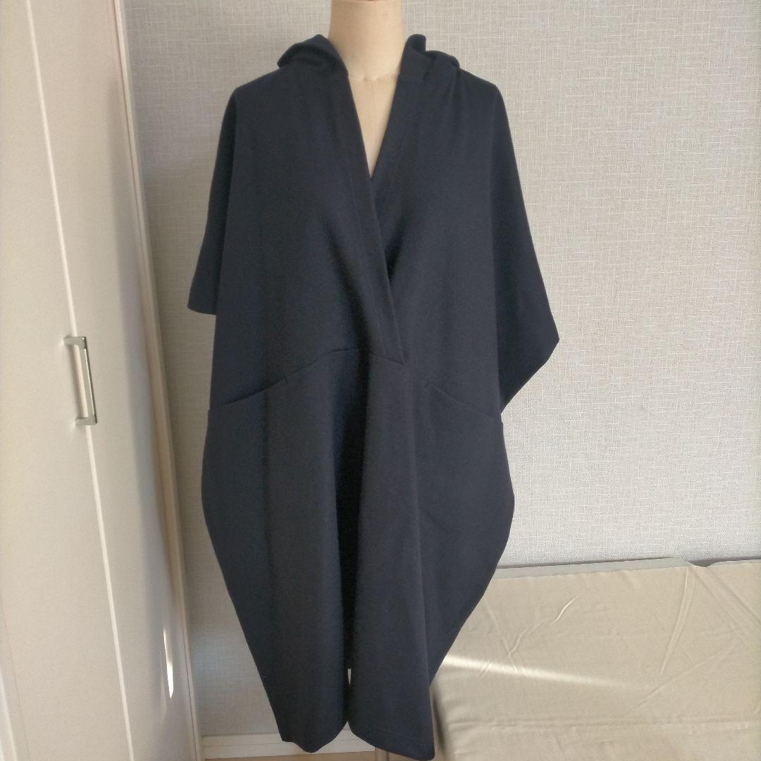 【専用】SH-HIRAI スーヒライ　ウールジャージーポンチョ　38 М