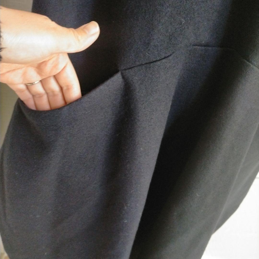 【専用】SH-HIRAI スーヒライ　ウールジャージーポンチョ　38 М