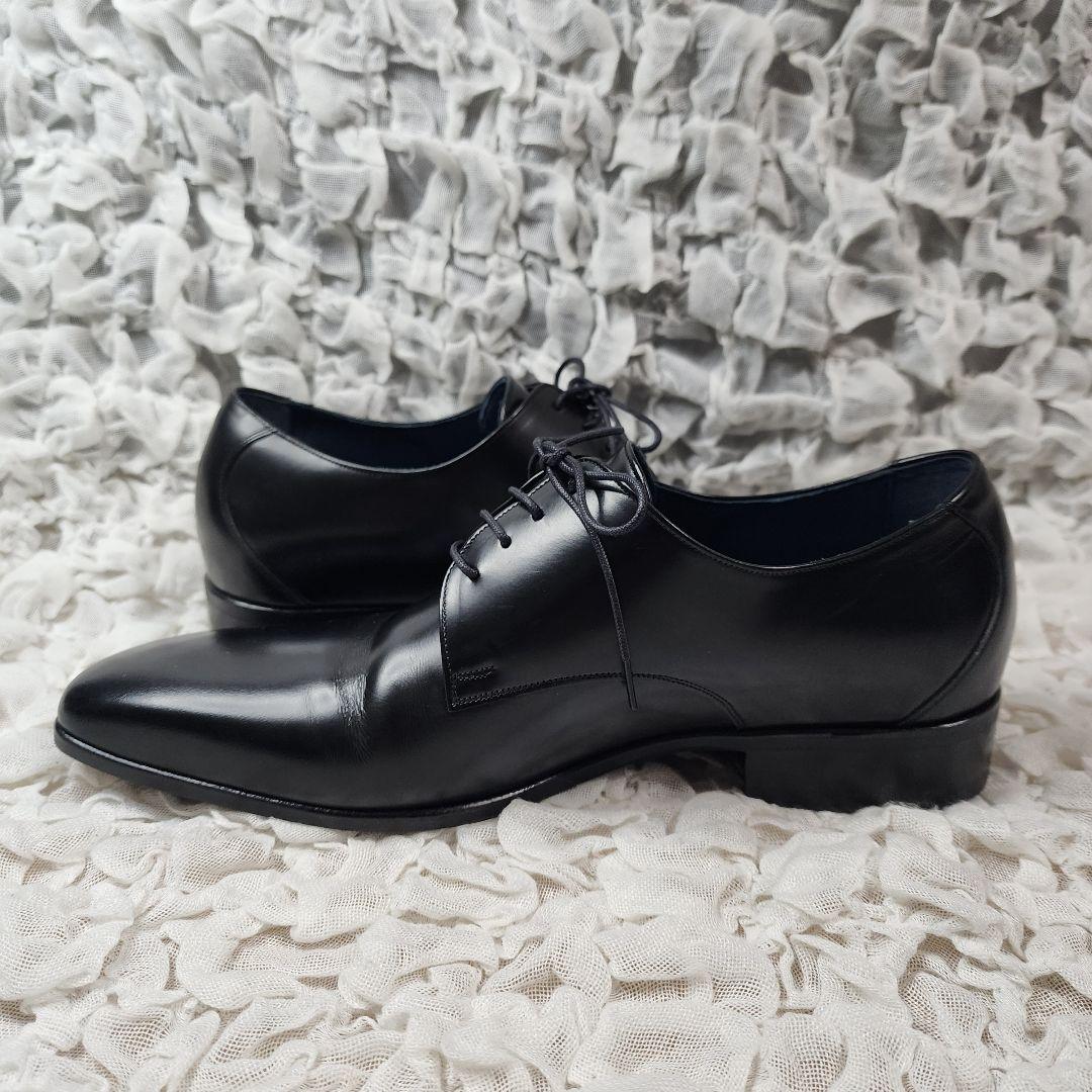 むぎ＊美品 ベニル プレーントゥ レザー シューズ 6㎝ヒールアップ